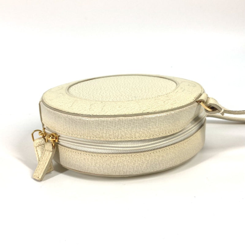 Bvlgari White Leather Shoulder Bag (Pre-Owned)