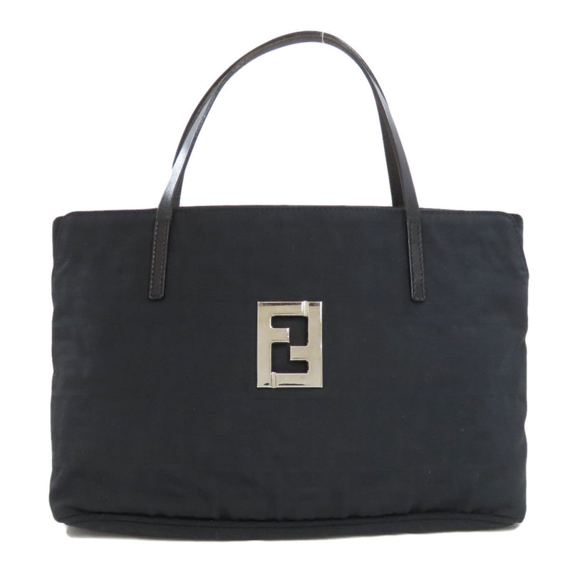 Fendi Black Canvas Handbag (Pre-Owned)