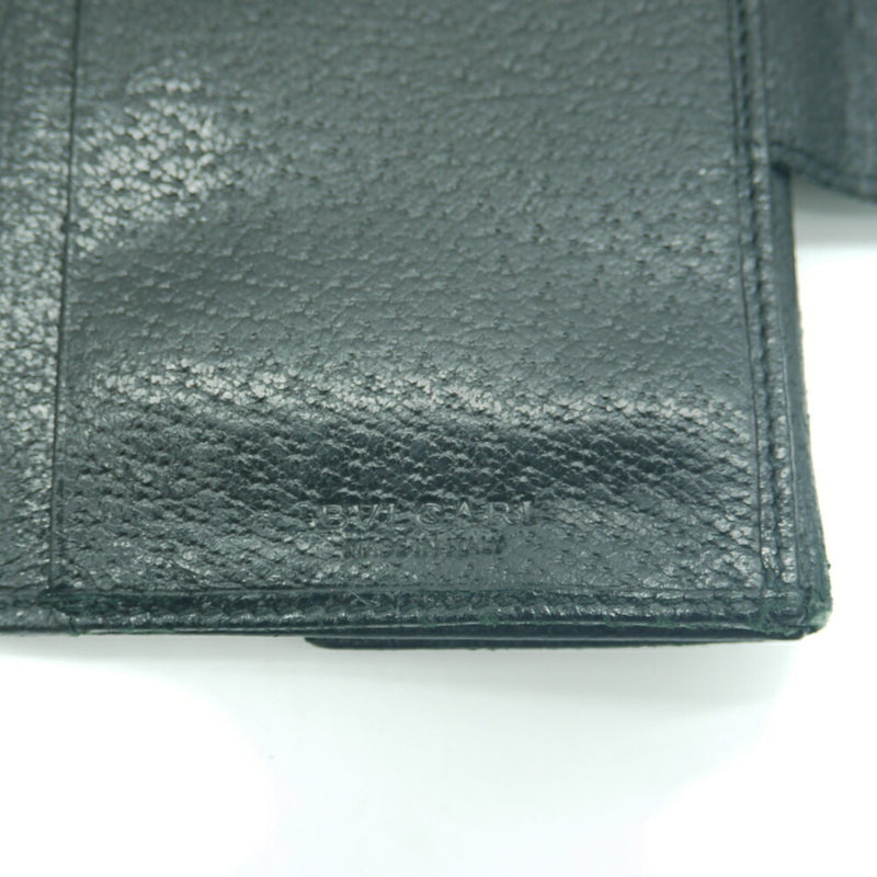 Bvlgari Black Leather Long Wallet (Bi-Fold) (Pre-Owned)