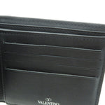 Valentino Garavani Black Nylon Leather Wallet (Bi-Fold) (Pre-Owned)