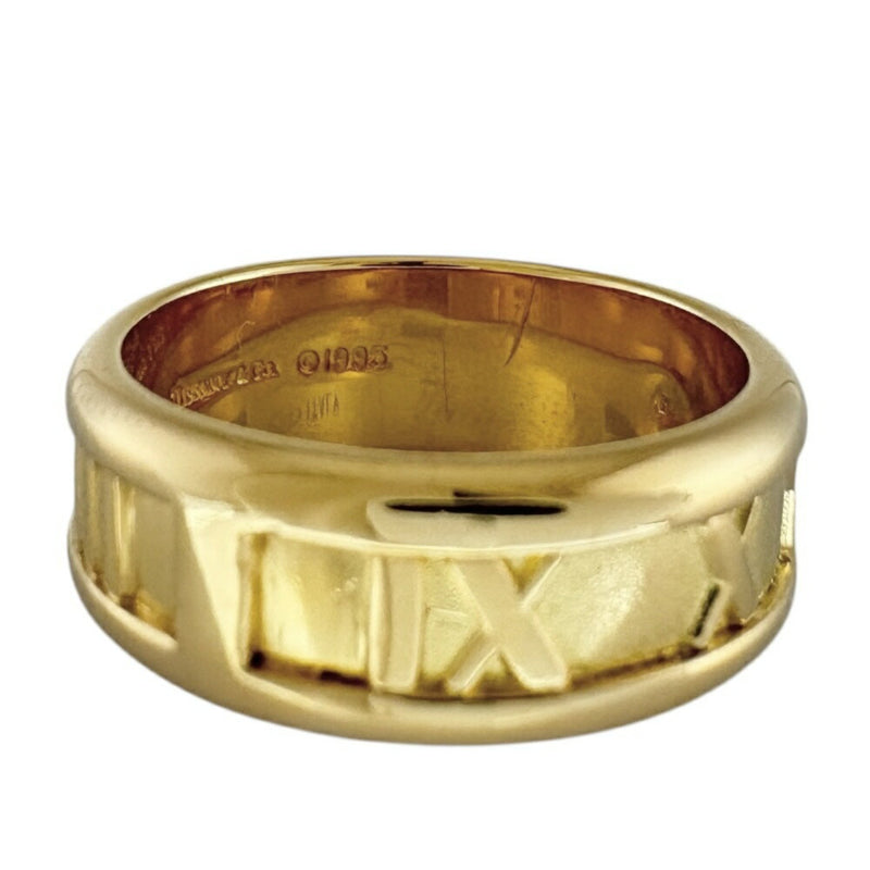 Tiffany Atlas Gold Yellow Gold (18K) Band Ring (Pre-Owned)