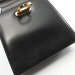 Salvatore Ferragamo Black Leather Handbag (Pre-Owned)