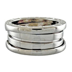 Bvlgari Silver White Gold (18K) Band Ring (Pre-Owned)