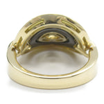 Bvlgari Black Gold Ceramic Yellow Gold (18K) Band Ring (Pre-Owned)