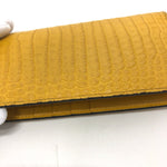 Jimmy Choo Yellow Leather Long Wallet (Bi-Fold) (Pre-Owned)