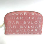 Bvlgari Pink Canvas Pouch (Pre-Owned)