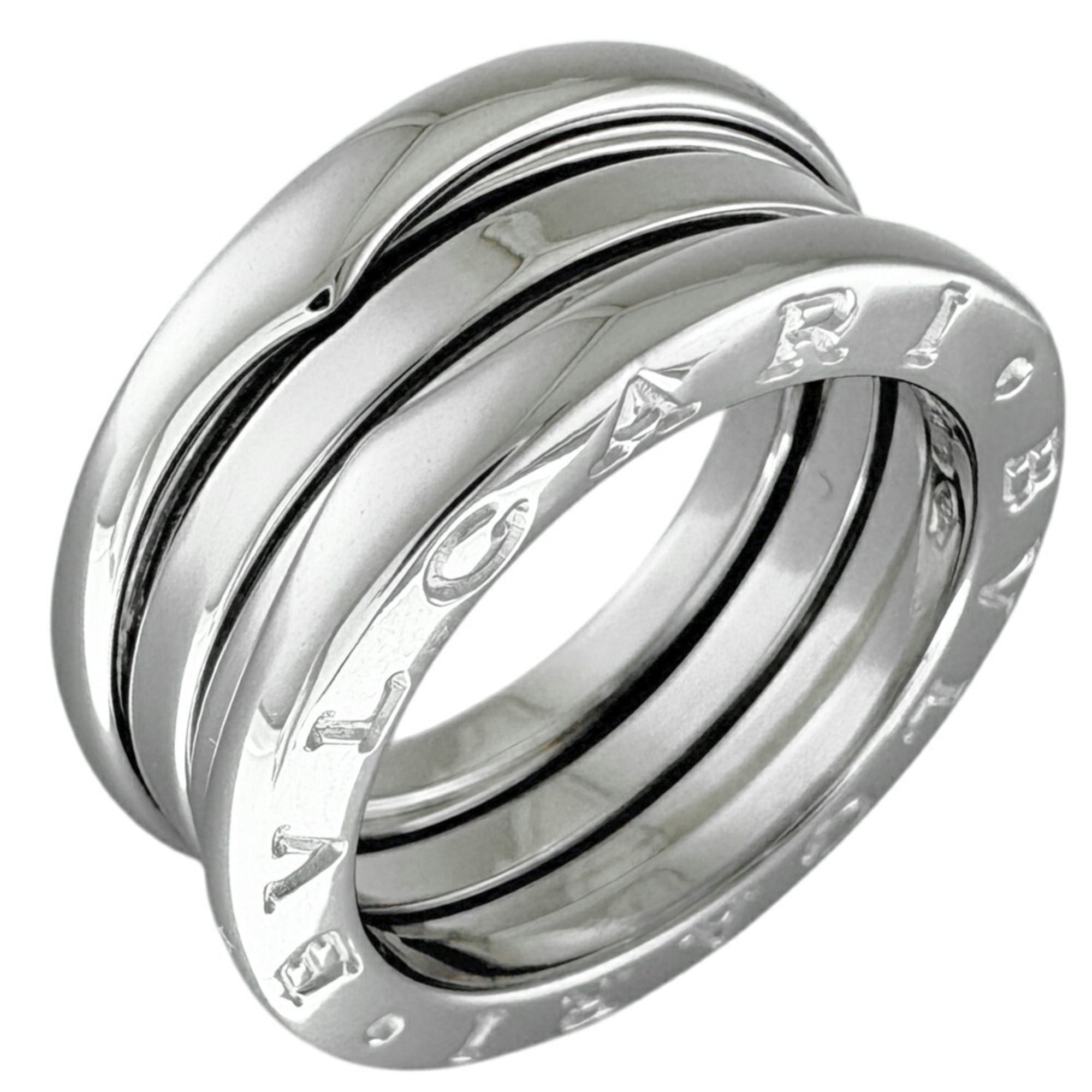 Bvlgari B.Zero1 Silver White Gold (18K) Band Ring (Pre-Owned)