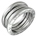 Bvlgari B.Zero1 Silver White Gold (18K) Band Ring (Pre-Owned)