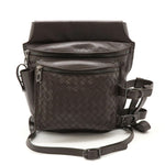 Bottega Veneta Dark Brown Leather Fanny Pack (Pre-Owned)