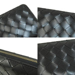 Bottega Veneta Intrecciato Black Intrecciato Coin Purse/Coin Case (Pre-Owned)