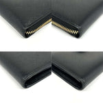 Salvatore Ferragamo Black Leather Wallet (Bi-Fold) (Pre-Owned)