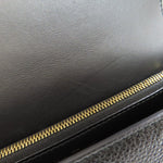 Salvatore Ferragamo Black Leather Shoulder Bag (Pre-Owned)