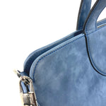 Bvlgari Blue Leather Handbag (Pre-Owned)