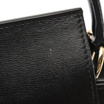 Salvatore Ferragamo Black Leather Shoulder Bag (Pre-Owned)