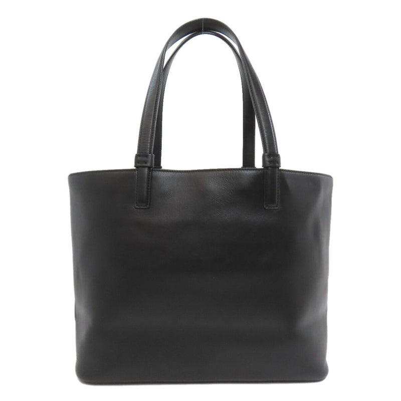 Salvatore Ferragamo Black Leather Tote Bag (Pre-Owned)