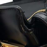 Salvatore Ferragamo Black Leather Handbag (Pre-Owned)