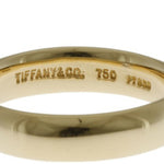 Tiffany Gold Silver Platinum 950 Yellow Gold (18K) Band Ring (Pre-Owned)