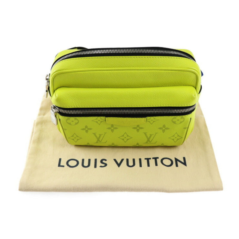 Louis Vuitton Black Jaune Yellow Taigarama Fanny Pack Sling Bag (Pre-Owned)