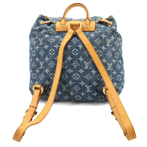 Louis Vuitton Blue Monogram Denim Backpack (Pre-Owned)