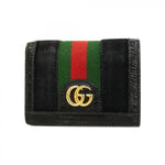 Gucci Black Suede Wallet (Bi-Fold) (Pre-Owned)