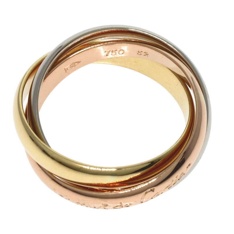 Cartier Pink Gold White Gold Yellow Gold Pink Gold (18K) White Gold (18K) Yellow Gold (18K) Band Ring (Pre-Owned)