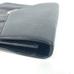 Fendi Black Leather Clutch Bag (Pre-Owned)