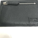 Fendi Black Leather Coin Purse/Coin Case (Pre-Owned)