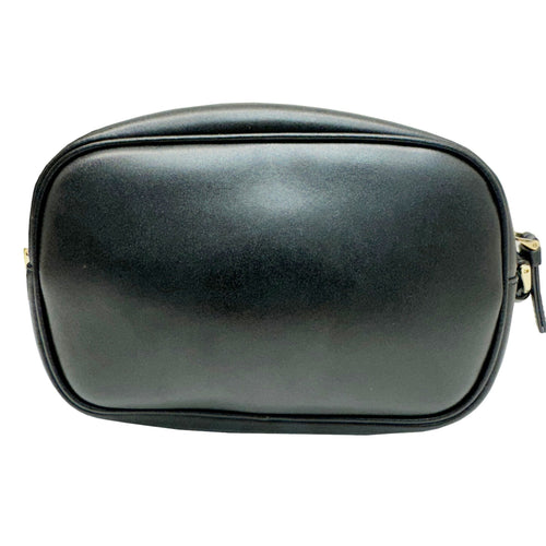 Salvatore Ferragamo Black Leather Shoulder Bag (Pre-Owned)