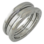 Bvlgari Silver White Gold (18K) Band Ring (Pre-Owned)