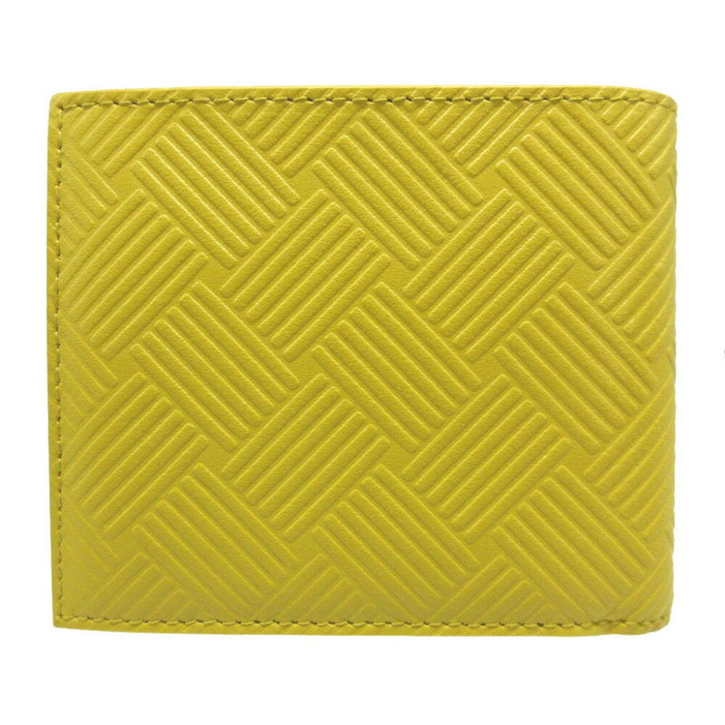 Bottega Veneta Yellow Leather Bill Wallet (Bi-Fold) (Pre-Owned)