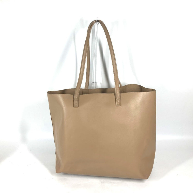 Fendi Beige Leather Shoulder Bag Tote Bag (Pre-Owned)