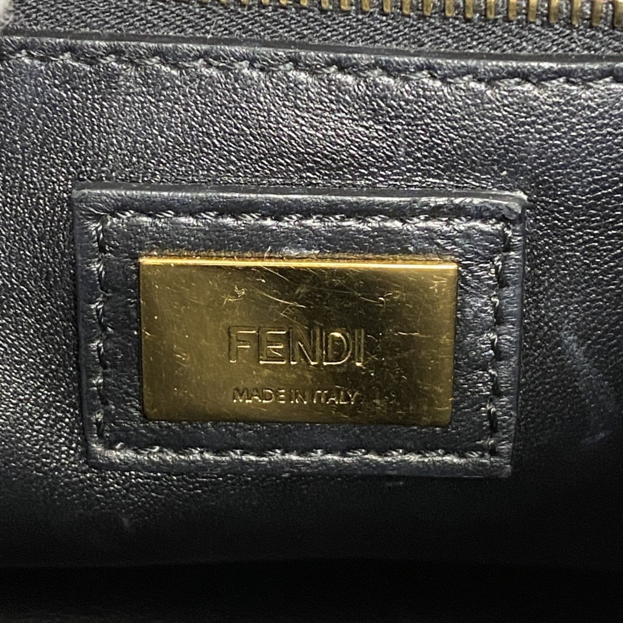 Fendi Black Leather Handbag (Pre-Owned)