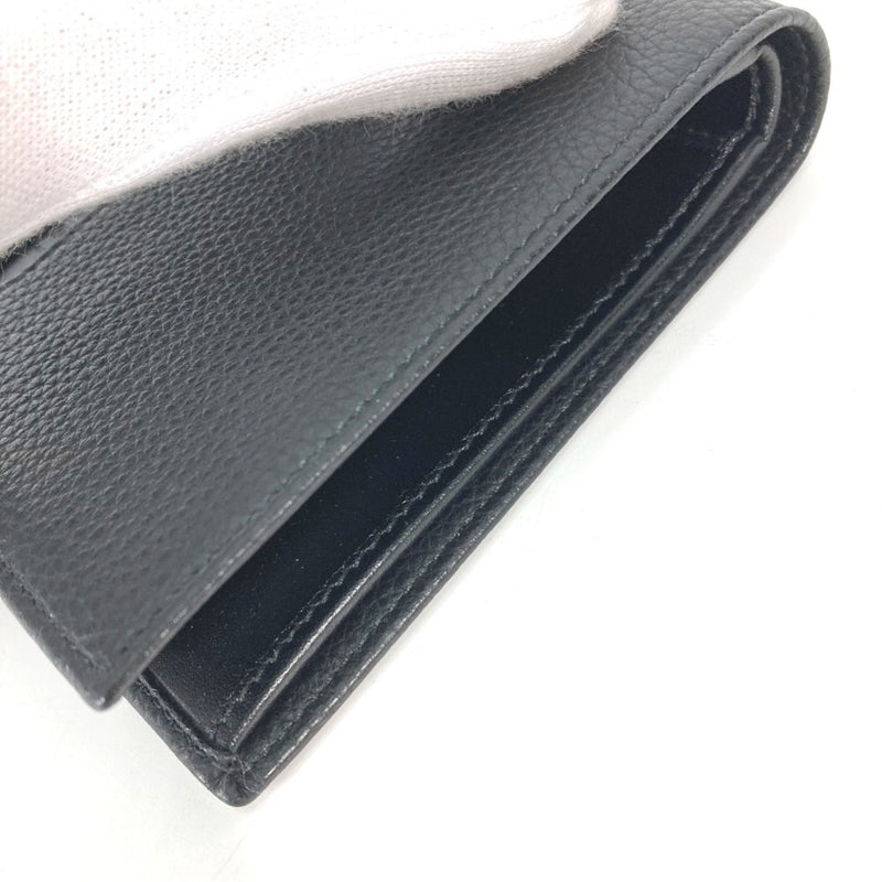 Bvlgari Black Leather Wallet (Bi-Fold) (Pre-Owned)