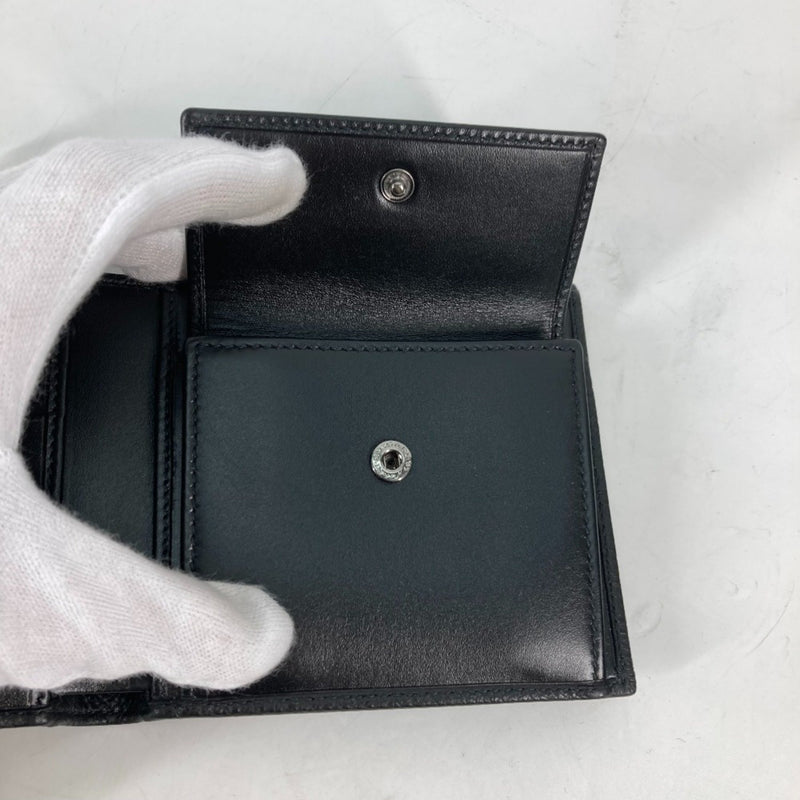 Bvlgari Black Leather Wallet (Bi-Fold) (Pre-Owned)