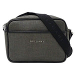 Bvlgari Black Gray Pvc Shoulder Bag (Pre-Owned)