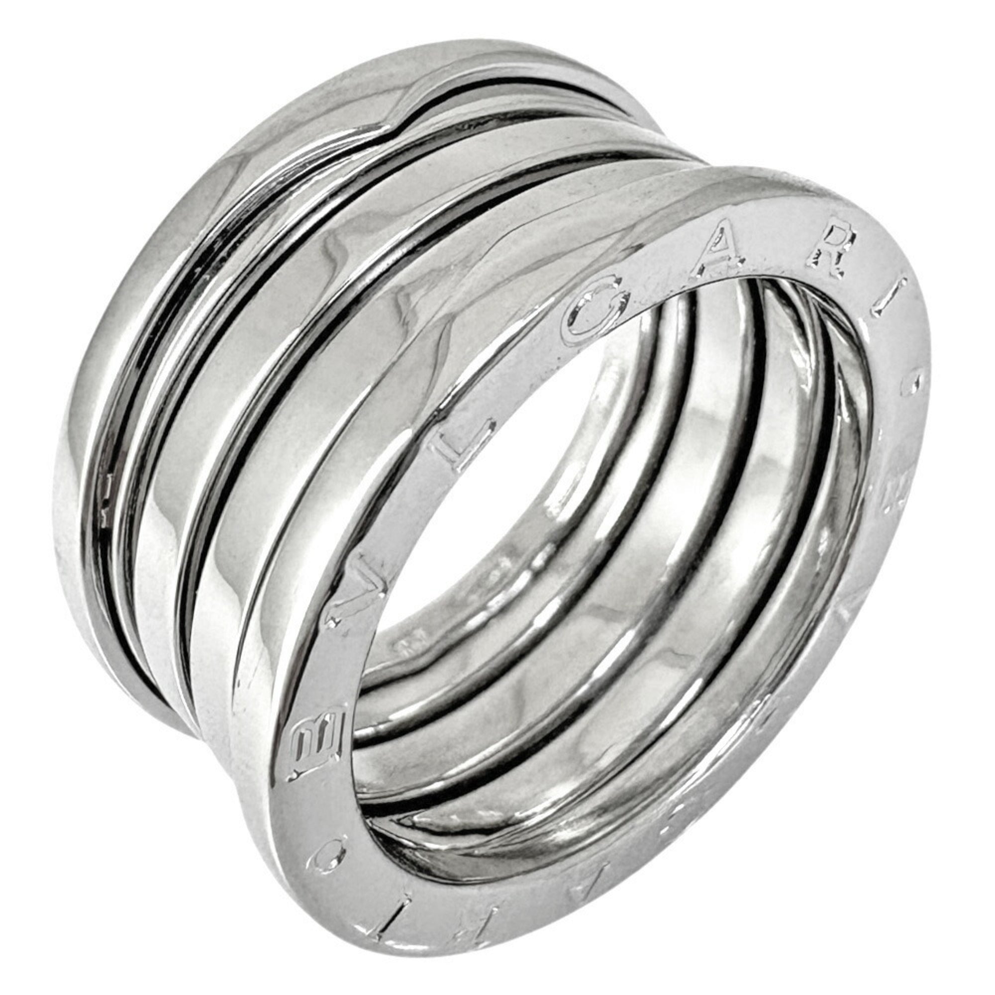 Bvlgari B.Zero1 Silver White Gold (18K) Band Ring (Pre-Owned)