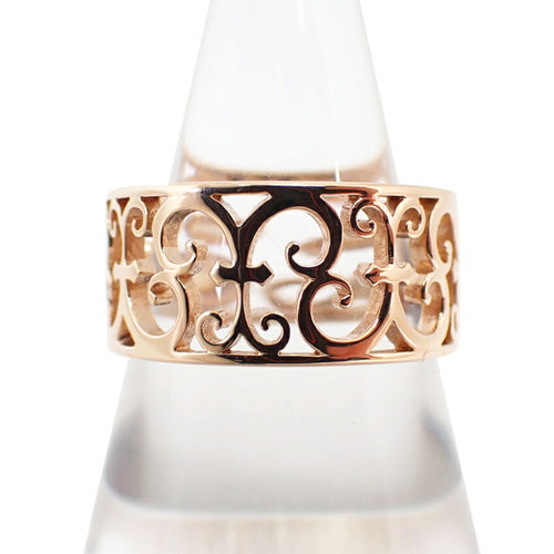 Tiffany Pink Gold Metal Band Ring (Pre-Owned)