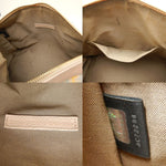 Fendi Beige Canvas Leather Tote Bag (Pre-Owned)