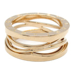 Bvlgari Gold Pink Gold (18K) Band Ring (Pre-Owned)