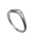 Bvlgari Silver Platinum 950 Band Ring (Pre-Owned)