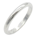 Bvlgari Silver Platinum 950 Band Ring (Pre-Owned)