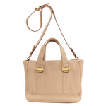 Salvatore Ferragamo Beige Leather Handbag (Pre-Owned)