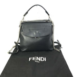 Fendi Black Leather Backpack (Pre-Owned)