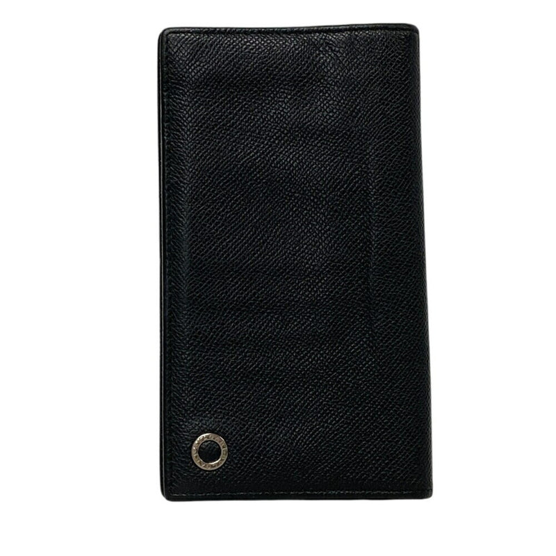 Bvlgari Bvlgari Bvlgari Black Leather Wallet (Bi-Fold) (Pre-Owned)