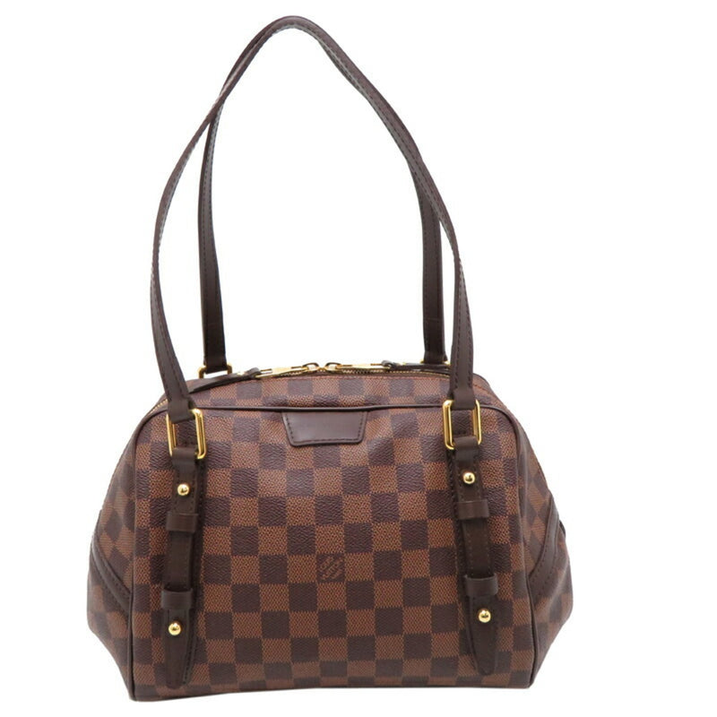 Louis Vuitton Damier Damier Canvas Ebene Galle Damier Azur Boston Bag (Pre-Owned)