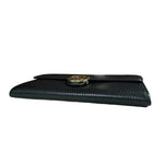 Gucci Black Leather Long Wallet (Bi-Fold) (Pre-Owned)