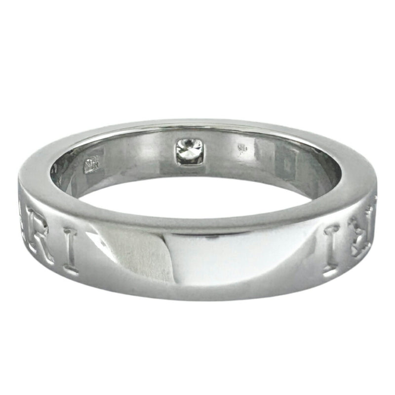 Bvlgari Silver White Gold (18K) Band Ring (Pre-Owned)