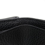 Chloé Black Leather Middle Wallet (Tri-Fold)