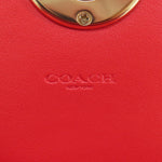 Coach Red Color Leather Fanny Pack (Pre-Owned)