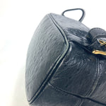 Versace Black Leather Backpack (Pre-Owned)